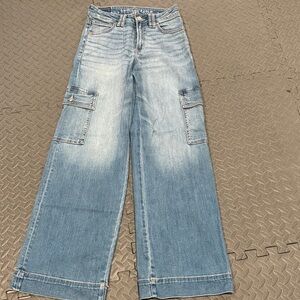 American Eagle Outfitters Light Blue Flare Jeans